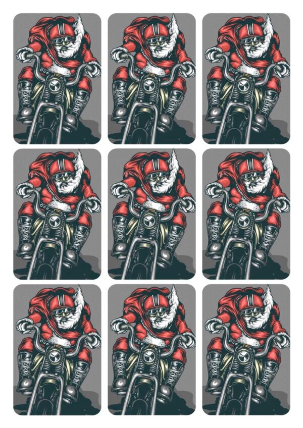 Lot de 9 Magnets portraits identiques - 60x90mm